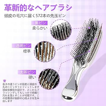 ヘアブラシ・コーム Saya Amazon | NSXAYIWEラウンドブラシ 縮れを改善 静電気防止 丸くし